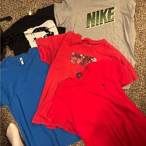 Lot of men’s size large shirts